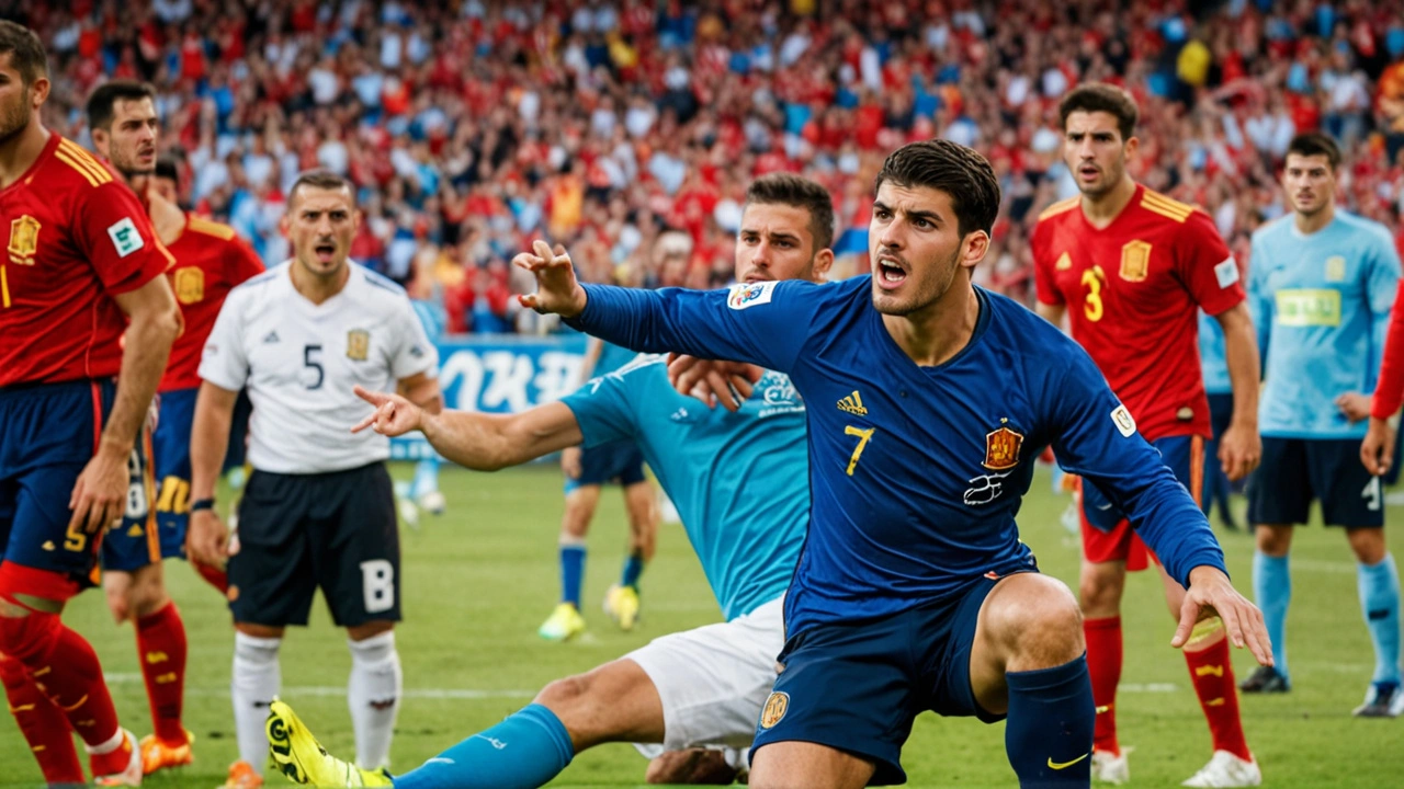 Spain's Álvaro Morata Suffered Injury After Security Guard Accident